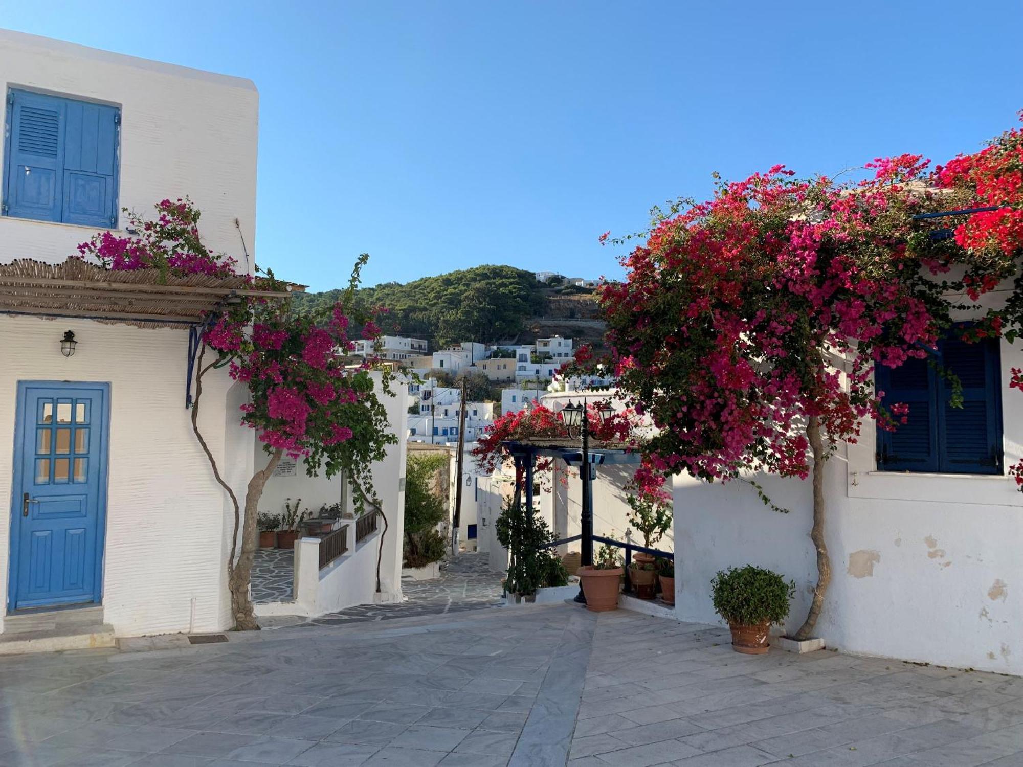 Naxos Cental Double Semi Basement Private Balcony 200m From St, George Views Saint George Villa *